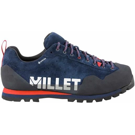 Millet - scarpe da avvicinamento semi-rigide gore-tex - friction gtx u saphir per uomo in pelle - taglia 6 uk, 6,5 uk, 7 uk, 7,5 uk, 8 uk, 8,5 uk, 9 uk, 9,5 uk, 10 uk, 10,5 uk, 11 uk, 12 uk, 12,5 uk - blu navy