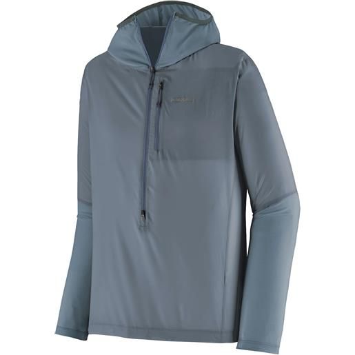 Patagonia - giacca leggera da trail/running - m's airshed pro p/o utility blue per uomo in pelle - taglia s, m, xl