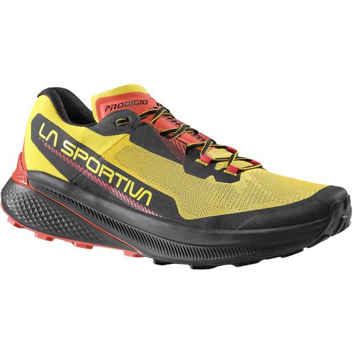 La Sportiva - scarpe da trail - prodigio yellow/black per uomo - taglia 42,42.5,43,43.5,44,44.5,45,45.5 - giallo