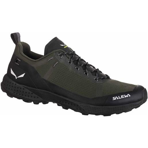 Salewa - scarpe da fast-hiking - pedroc air m dark olive/black per uomo - taglia 7,5 uk, 8 uk, 8,5 uk, 9 uk, 9,5 uk, 10 uk, 10,5 uk, 11 uk - nero