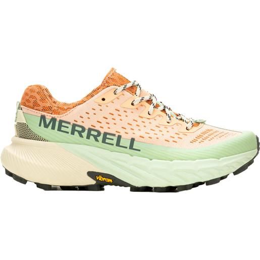 Merrell - scarpe da trail - agility peak 5 peach-spray per donne - taglia 37,37.5,38,38.5,39,40,40.5 - arancione