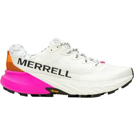 Merrell - scarpe da trail - agility peak 5 white-multi per donne - taglia 41,42,43,43.5,44,44.5,45 - nero