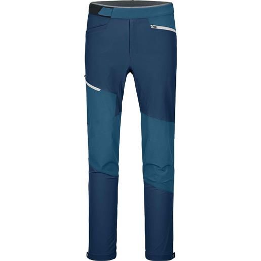 Ortovox - pantaloni leggeri e traspiranti - vajolet pants m deep ocean per uomo - taglia s, m, l, xl - blu