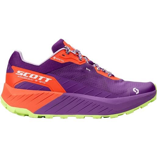 Scott - scarpe da trail - w's kinabalu 3 gtx vivid purple / astro red per donne - taglia 36,36.5,37.5,38,38.5,39,40,40.5 - viola