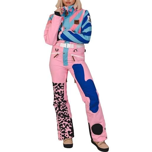OOSC - tuta da sci - penfold pink women's ski suit per donne - taglia m, l - rosa