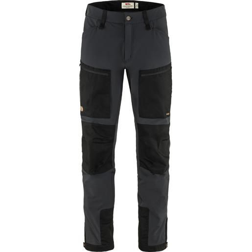 Fjall Raven - pantaloni da trekking - keb agile trousers m black black per uomo - taglia 44 eu, 46 eu, 48 eu, 50 eu, 52 eu, 54 eu - grigio