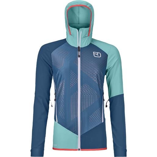 Ortovox - giacca da scialpinismo - col becchei jacket w petrol blue per donne - taglia s, m