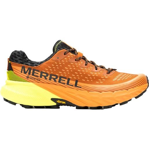Merrell - scarpe da trekking in gore-tex - agility peak 5 gtx clay-melon per uomo - taglia 41,42,43,43.5,44,44.5,45,46 - arancione