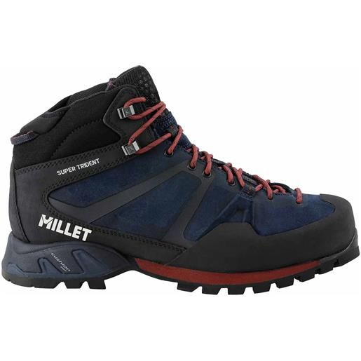 Millet - scarpe da trekking gore-tex - super trident gtx m saphir per uomo in pelle - taglia 4,5 uk, 5 uk, 5,5 uk, 6 uk, 6,5 uk, 7 uk, 7,5 uk - blu navy