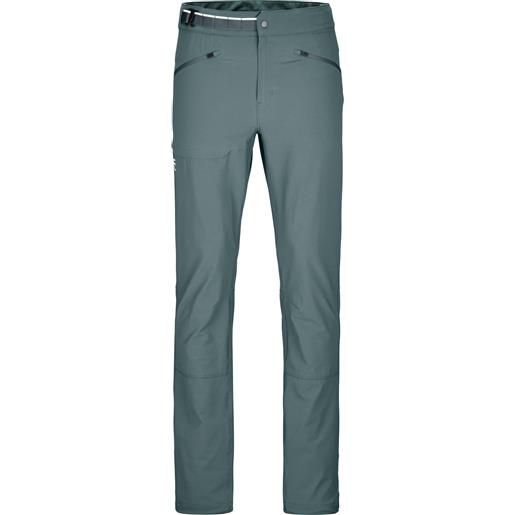 Ortovox - pantaloni da trekking resistenti - brenta pants m dark arctic grey per uomo in pelle - taglia s, m, l, xl - grigio