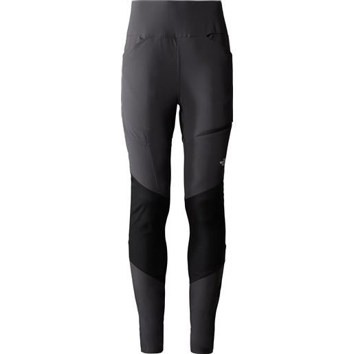The North Face - leggings resistenti - w felik alpine tight asphalt grey/tnf black/tnf black per donne in pelle - taglia 6 us, 8 us, 10 us - grigio