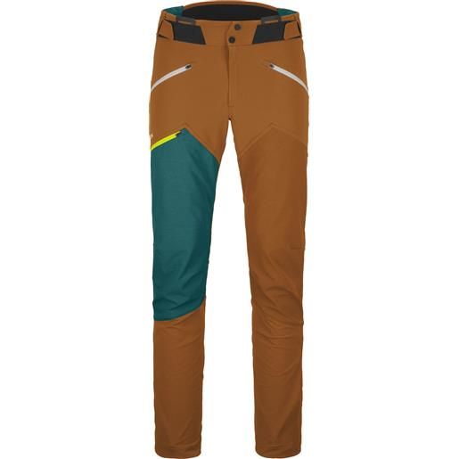 Ortovox - pantaloni da alpinismo - westalpen softshell pants m sly fox per uomo in softshell - taglia l, xl - marrone