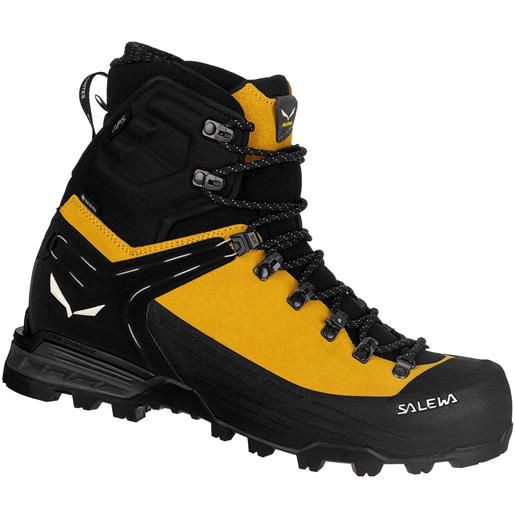 Salewa - stivali da alpinismo in gore-tex - ortles ascent mid gtx m boot gold/black per uomo in nylon - taglia 7,5 uk, 8 uk, 8,5 uk, 9 uk, 9,5 uk, 10 uk, 10,5 uk, 11 uk - giallo