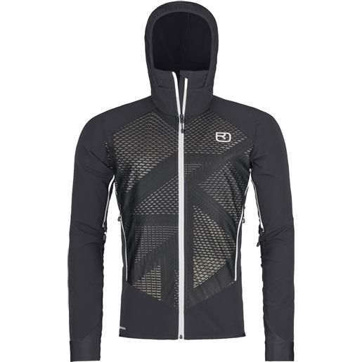 Ortovox - giacca da scialpinismo - col becchei jacket m black raven per uomo - taglia s, m - nero