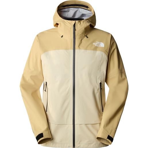 The North Face - giacca di protezione - m frontier futurelight jacket gravel/khaki stone per uomo in pelle - taglia s, m, l, xl - beige