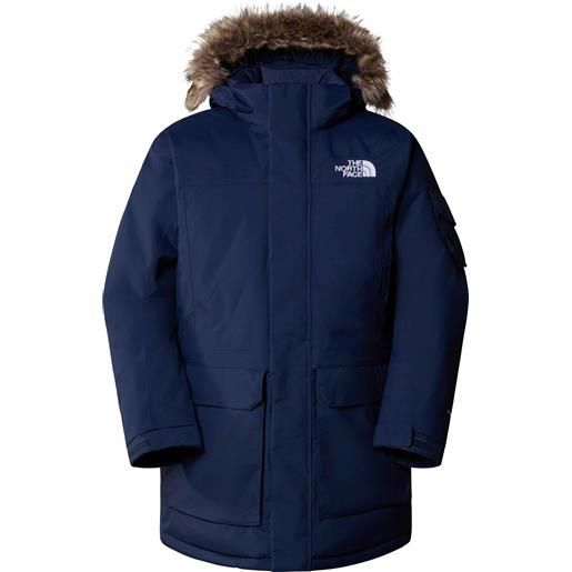 The North Face - parka lungo in piuma d'oca - m mcmurdo jacket summit navy per uomo in nylon - taglia m, l, xl - blu navy