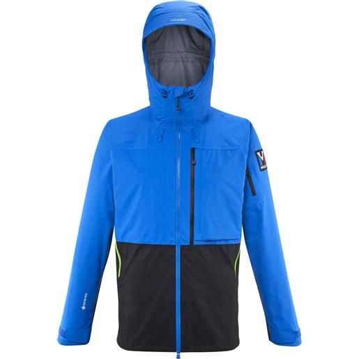 Millet - giacca di protezione impermeabile - trilogy edge gtx jacket m nero/sky diver per uomo - taglia l - blu