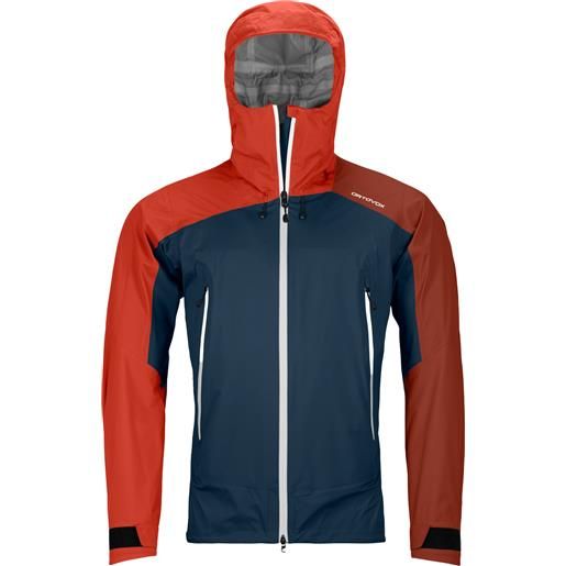 Ortovox - giacca di protezione - westalpen 3l light jacket m deep ocean per uomo - taglia s, m, l, xl - blu