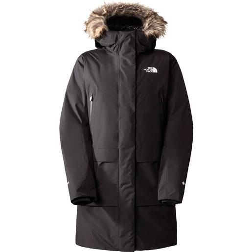 The North Face - giacca impermeabile e traspirante - w arctic parka gtx tnf black per donne in pelle - taglia xs, s, l - nero