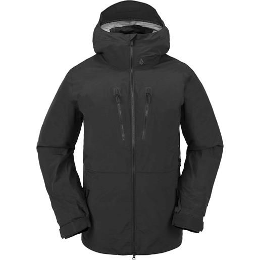 Volcom - giacca isolante da snowboard - tds inf gore-tex jacket black per uomo - taglia s, l - nero