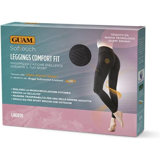 Guam soft touch leggings comfort fit azione snellente taglia xs/s