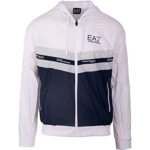 EA7 giacca da tennis da uomo EA7 man woven blouson jacket - navy blue
