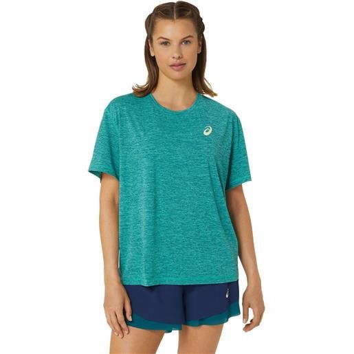 Asics maglietta donna Asics nagino tennis loose t-shirt - aurora green/rich teal