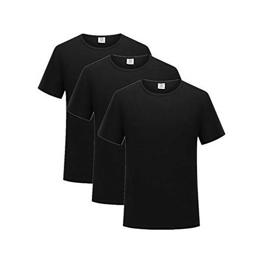 HHSW magliette uomo t-shirt girocollo in modal (3 pezzi)-e_m