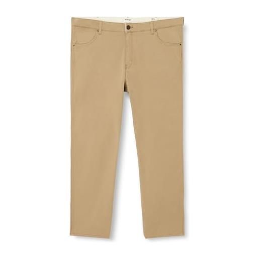 Wrangler greensboro jeans, grigio (lead grey 100), 34w / 32l uomo