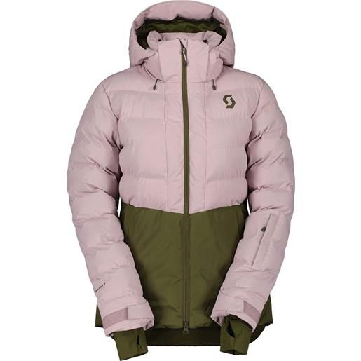 Scott ultimate warm jacket verde, rosa l donna