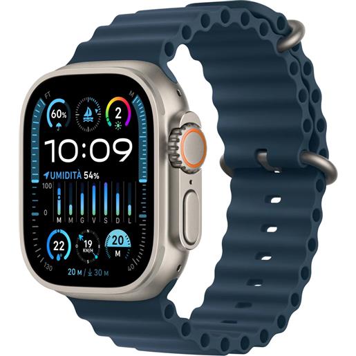 Apple smartwatch Apple watch ultra 2 oled 49 mm digitale 410 x 502 pixel touch screen 4g titanio gps (satellitare) [mreg3fd/a]
