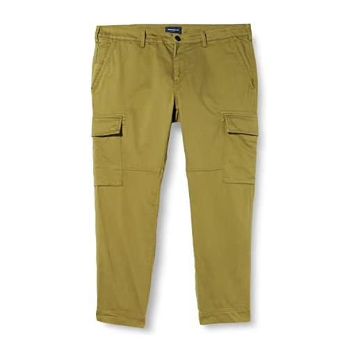 TOM TAILOR pantaloni cargo con tasche, uomo, verde (olive branch green 29003), xxl