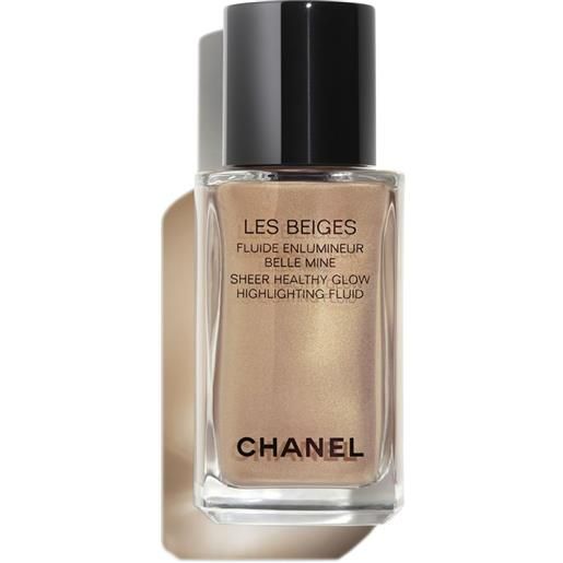 Chanel les beiges fluide enlumineur belle mine fluido illuminante del colorito effetto iridato. Effetto radioso luminoso. Viso e corpo. Pearly glow