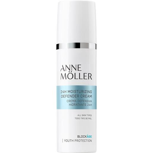 ANNE MOELLER blockage 24h moisturizing defender cream anti-inquinamento 50 ml