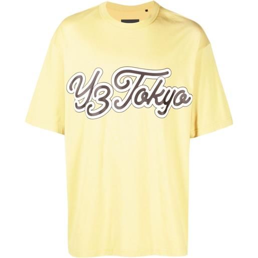 Y-3 t-shirt con stampa - giallo