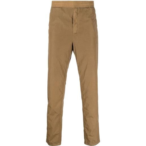 Givenchy pantaloni slim con vita elasticizzata - marrone