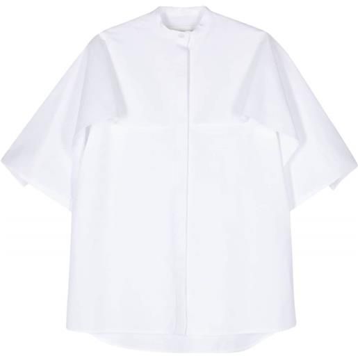 Jil Sander camicia con design a strati - bianco