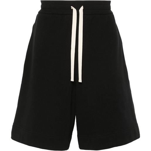 Jil Sander shorts sportivi lunghi - nero