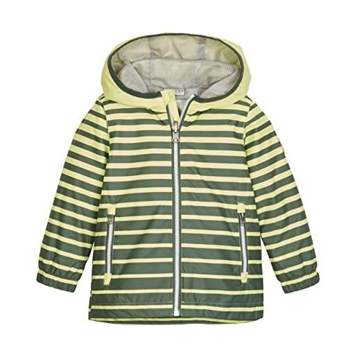 first instinct by killtec bambini giacca funzionale con cappuccio, giacca antipioggia ripiegabile fios 20 mns jckt, spring green, 86, 39592-000