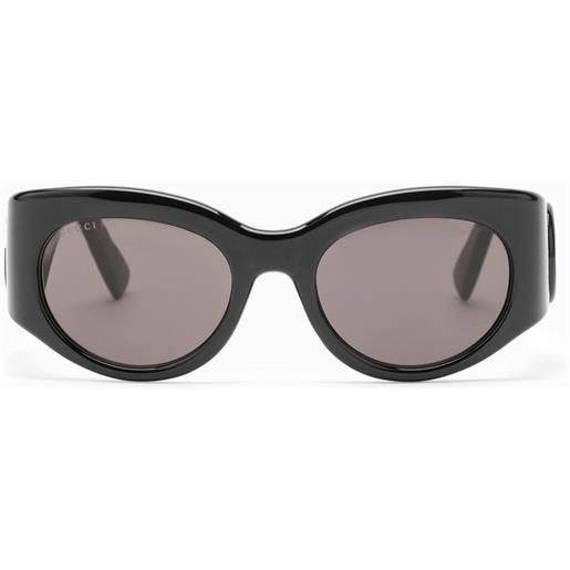 GUCCI occhiali da sole ovali neri