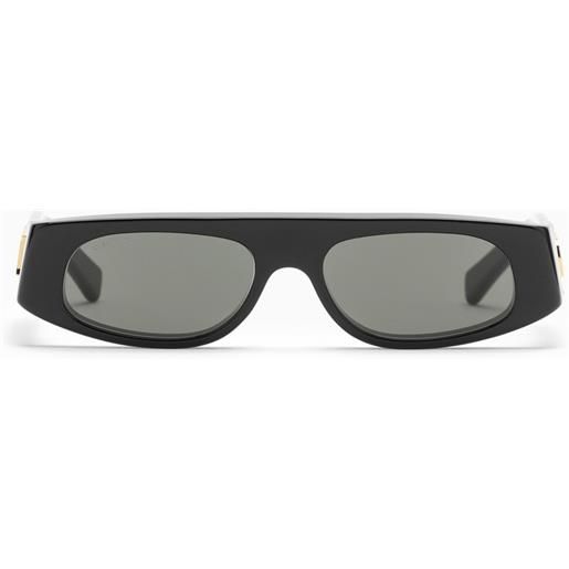 GUCCI occhiali da sole geometrici in acetato neri