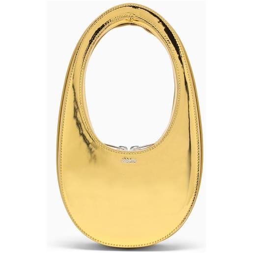 COPERNI mini swipe bag oro in pelle verniciata