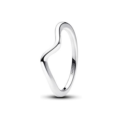 PANDORA timeless anello in argento sterling ondulato, 54
