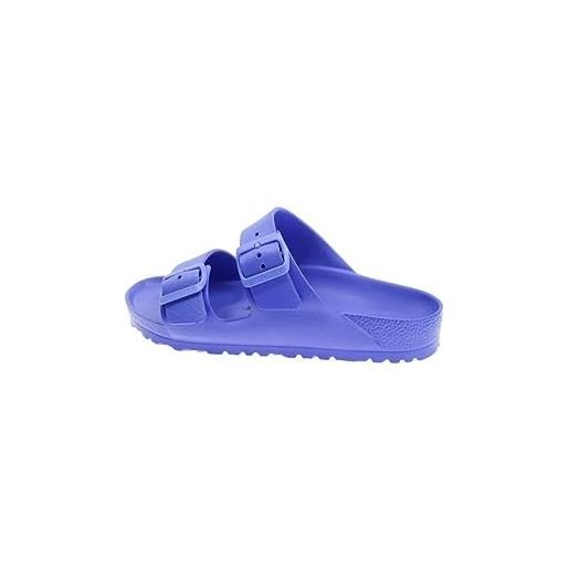 Birkenstock 1019376 arizona eva gym - sandali, misura 35, blu (ultra blue)