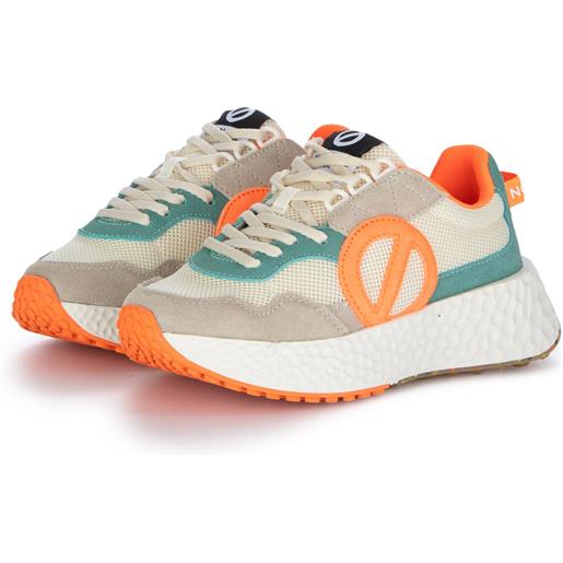 NO NAME | sneakers carter jogger beige arancione verde