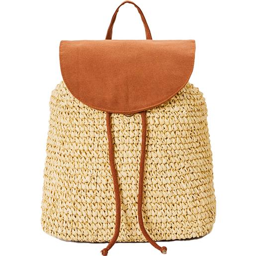 Rip Curl - sac à dos en paille - essentials straw 7l backpack natural - beige