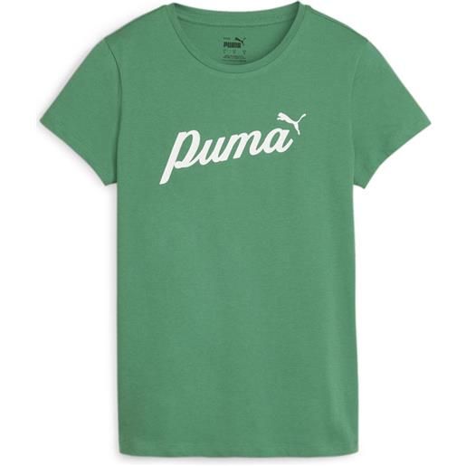 PUMA t-shirt essentials script puma da donna