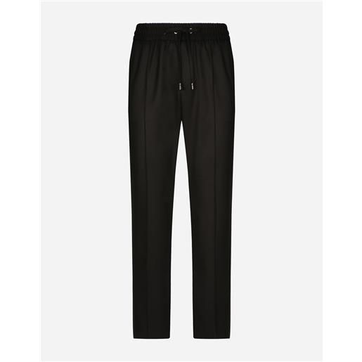 Dolce & Gabbana pantalone jogging in flanella