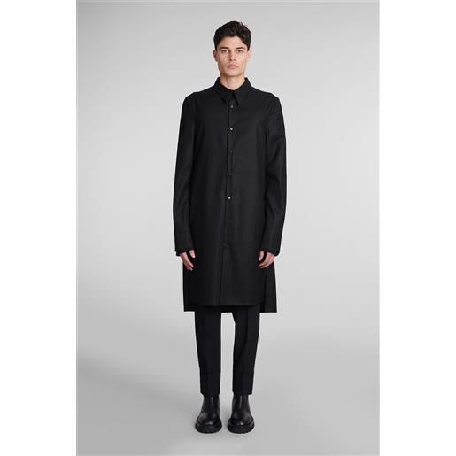 Sapio cappotto n151 in cotone nero
