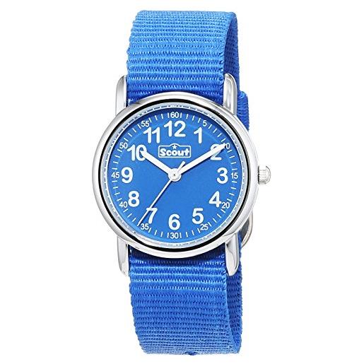 Scout 280304000 - orologio da polso da ragazzo, cinturino in tessuto colore blu